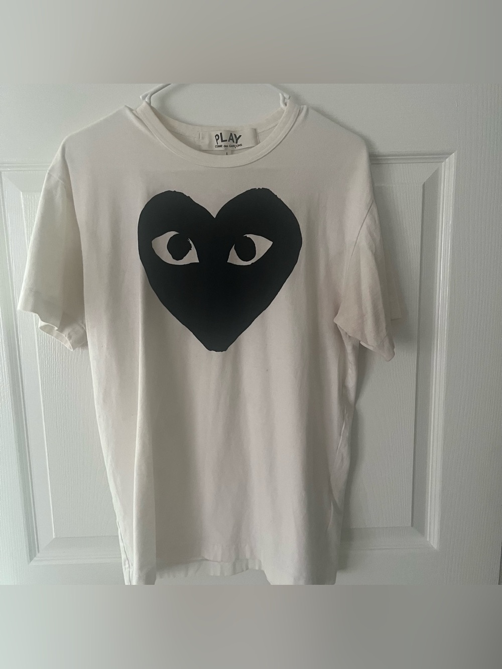 Comme Des Garçon CDG Black Heart Men’s Large T-Shirt